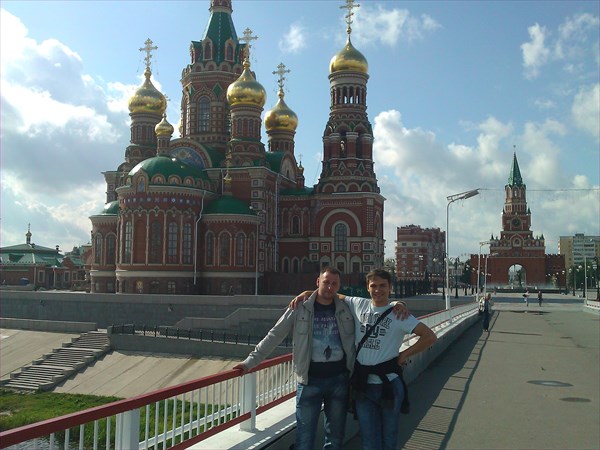 Строящийся собор Благовещения Пресвятой Богородицы